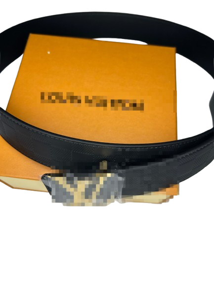 LVT Black Belt W/Gold Buckle