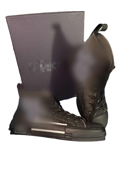 Black Hightop CD Sneaker